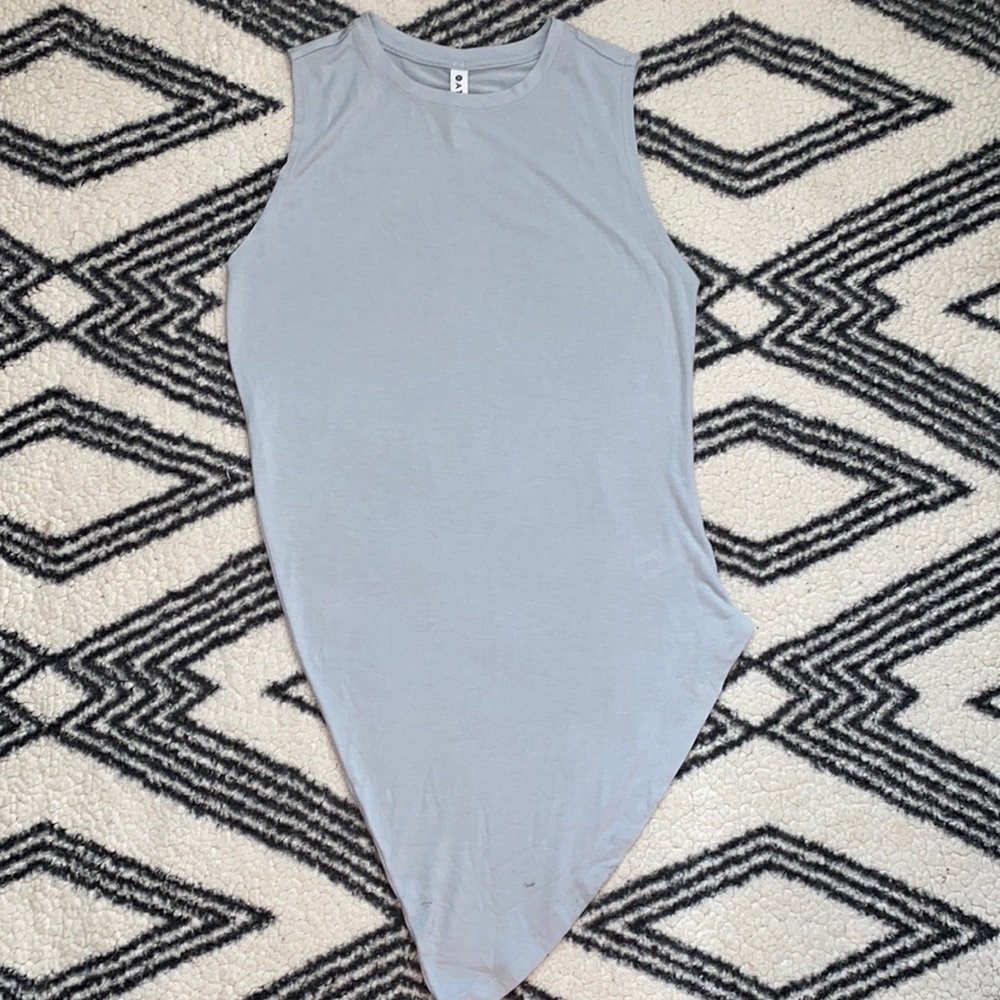 Athleta Asymmetrical Gray Fitness Tank| Women's| Size: XS